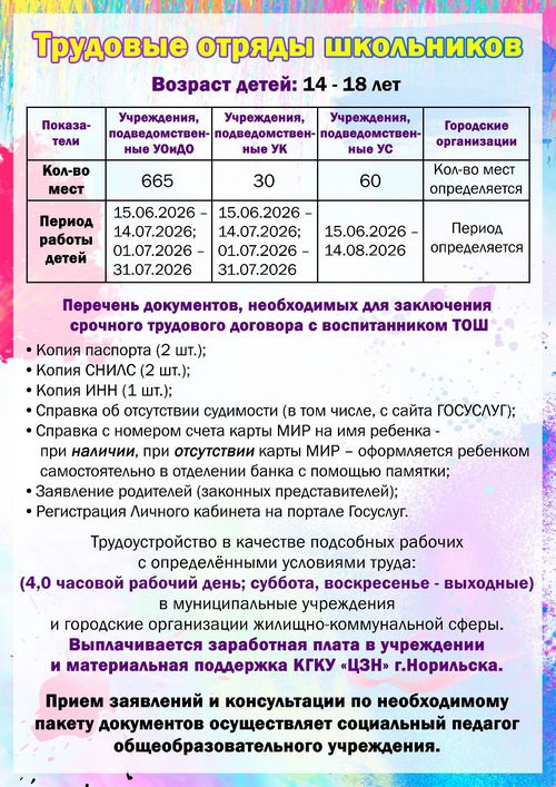 Баннер Лето 2026.